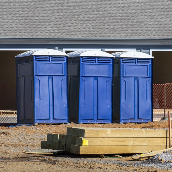 are there any restrictions on where i can place the porta potties during my rental period in Neosho